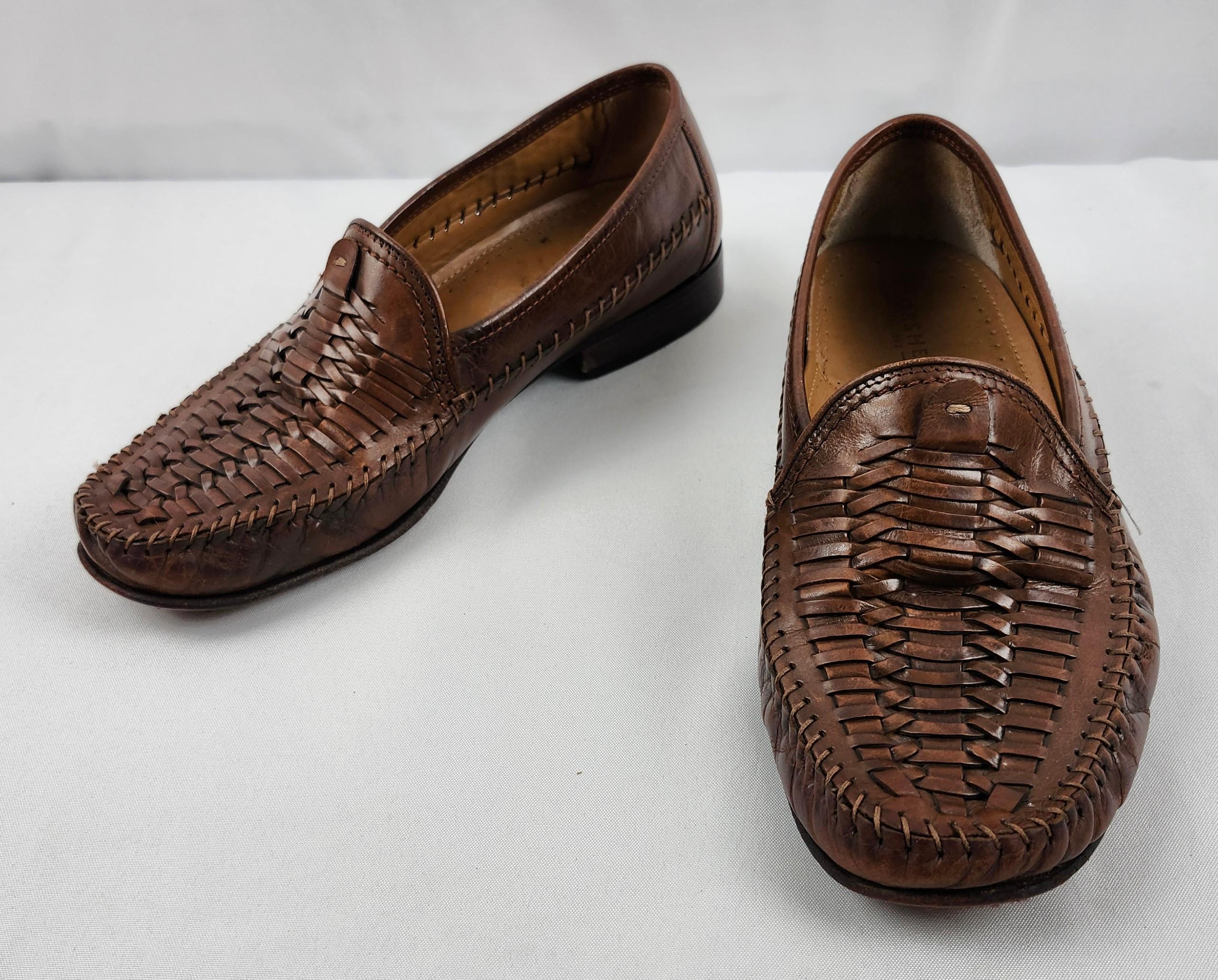 Mens Woven Brown Loafers - Etsy display picture 2