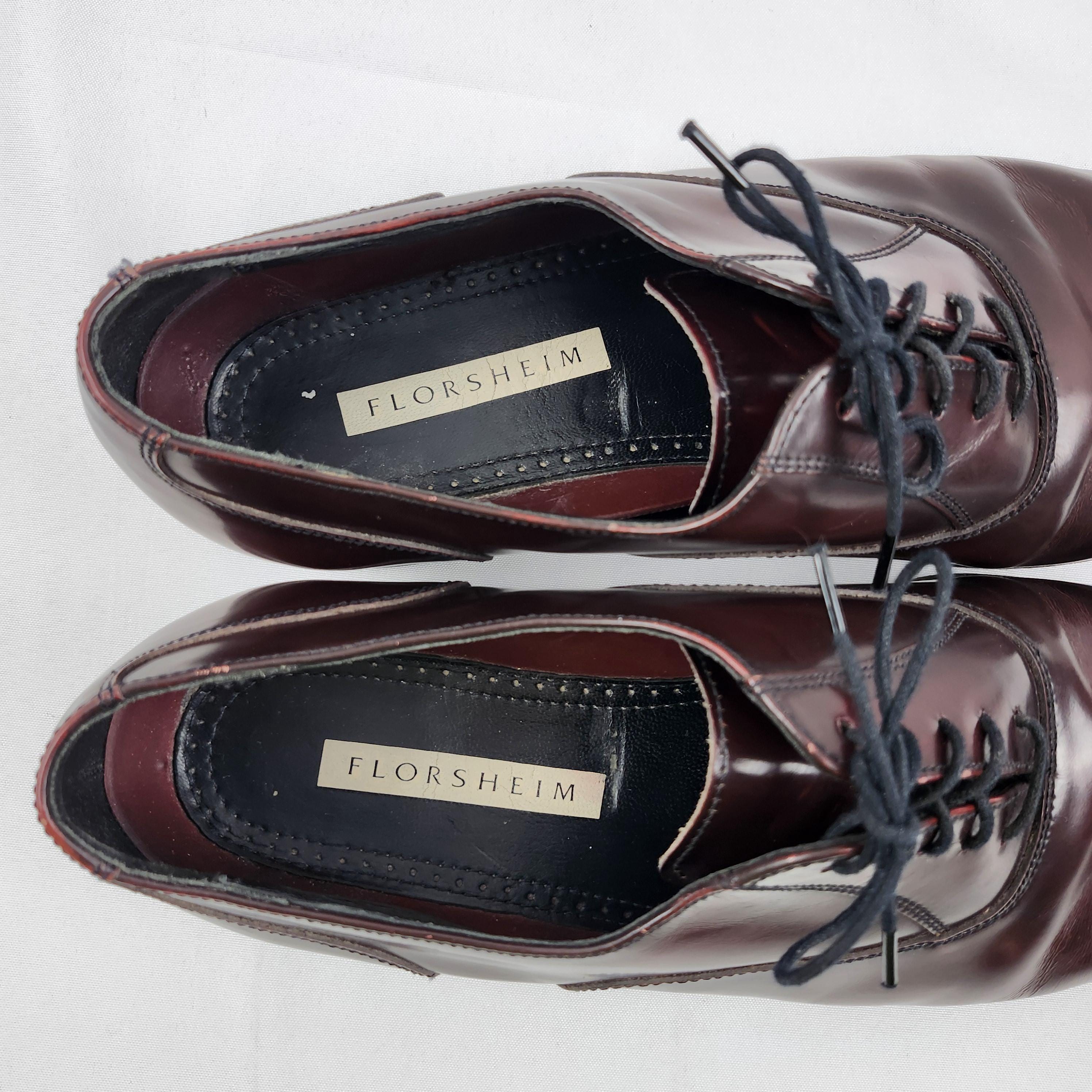 Florsheim Men\'s Lexington Cap Toe Oxford Burgundy Leather Size‎ 8 Florsheim Men main image 2