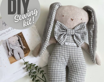 DIY-naaipakket konijntjes: knuffel van biologisch katoen (inclusief tutorial)