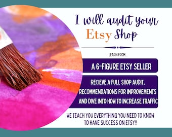 Etsy Shop Critique, Boost Etsy Sales, Find Success with an Etsy Shop Review, Rank with an Etsy Audit, Etsy Review, Your Store Checklist