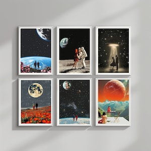 Surrealistische Liebe: 20 Premium Poster Designs von Andersweltlicher Schönheit im surrealen, psychedelischen Stil