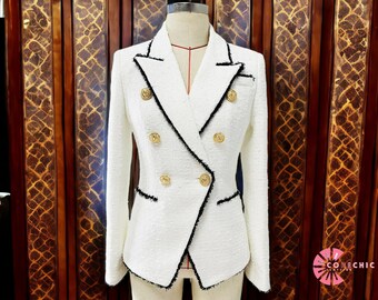 Long Sleeve Blazer | Ladies with Buttons and Pocket | Fashionable Wear