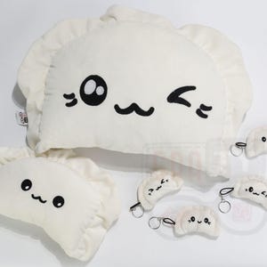 Plush Pierogi Mascot by GraTY Foundation - Pierogi Dumplings / Pierogi Plush / Dumplings / Polish Gift / Polish Pierogi / Gyoza / Dumpling