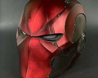 Casco de capucha roja Cosplay / Máscara de capucha roja / Casco de capucha roja