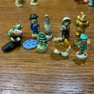 Vintage French Beans/Feve King Cake Figures! Set of TEN!