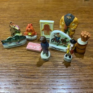 Vintage French Beans/Feve King Cake Figures! Set of TEN!