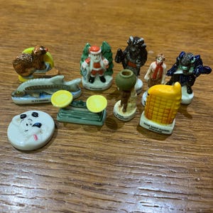 Vintage French Beans/Feve King Cake Figures! Set of TEN!