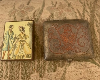 Set of Antique Frame and Make Up Compact!!!