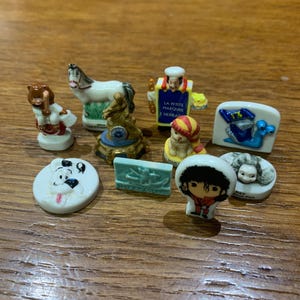 Vintage French Beans/Feve King Cake Figures! Set of TEN!