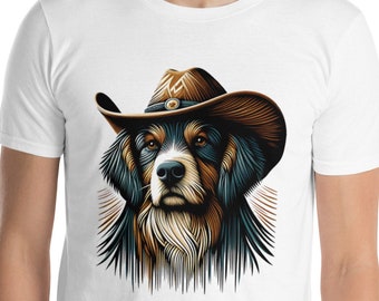 Camiseta Perro Western, camiseta personalizada, Ideas para regalo con Perro, Camiseta para amantes de los Perros, Regalo amantes Perros