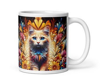 Taza Gato, Taza personalizada Gato, Taza de café Gato, Ideas para regalo, Regalo para amantes de los Gatos, Taza mascota, Tazas,