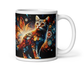 Tazza per gatti, tazza per gatti personalizzata, tazza da caffè per gatti, idee regalo, regalo per gli amanti dei gatti, tazza per animali domestici, tazze,