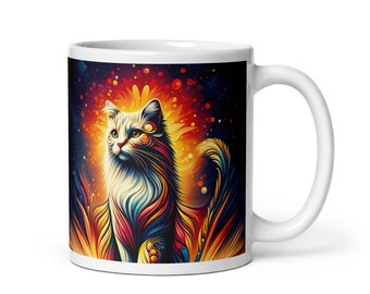 Tazza per gatti, tazza per gatti personalizzata, tazza da caffè per gatti, idee regalo, regalo per gli amanti dei gatti, tazza per animali domestici, tazze,