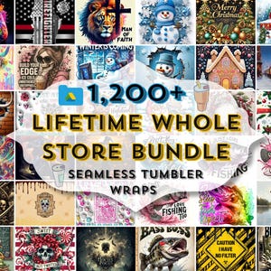 1200+ Tumbler Sublimation Designs Bundle: 20oz 30oz PNG Wraps (Digital Download)