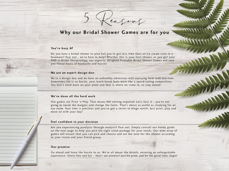 Over or Under Printable Bridal Shower Game Modern Wedding Over or Under ...