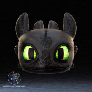 Toothless Helmet - How to train your Dragon - Cosplay
