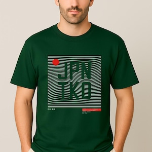 Mens Black Graphic T-Shirt Japan Tokyo Design, Streetwear Style Tee, Minimalist Japanese Print Shirt, Urban Fashion Gift for Him