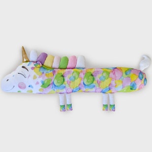 Unicorn Punch Needle Pillow for Baby and Kids Handmade Gift for Baby Room Etsy