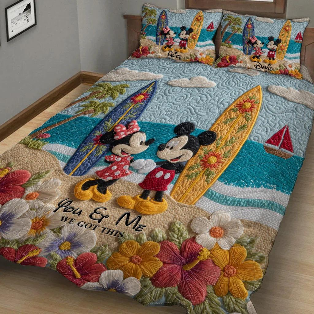 minnie mouse bedspread set
