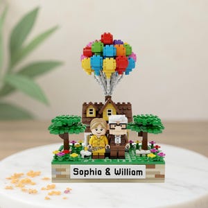 Disney Carl And Ellie Acrylic Plaque, Custome Shaped Acrylic Plaque, Up Movie Love Plaque, Carl And Ellie Keepsake, Disney Couple Decor