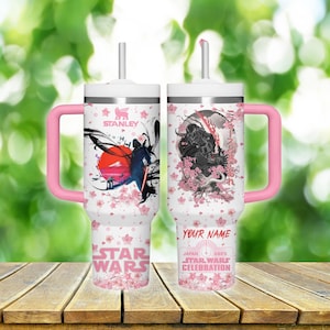 Star Wars Celebration 40oz Tumbler, Sci-Fi Fan Gift, Galaxy Travel Mug, Darth Vader Cup, Jedi Inspired Drinkware, Star Wars Tumbler Cup
