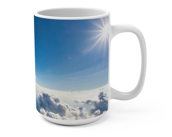 Mug for Pilots with CAVU Ceiling and Visibility Unlimited Sky is the Limit