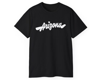 Arizona - Arizona Heart White Lettering - Gildan 2000 Tee Shirt