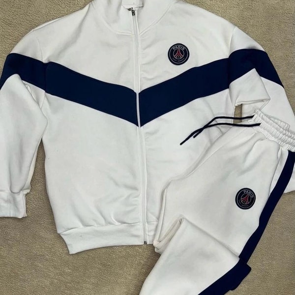 Psg tracksuit set high quality unique fabric both summer and winter tracksuit