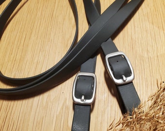 7 m long reins (13 mm) l Stainless steel buckles l BioThane reins I Horse reins I Handwork reins l Fine reins