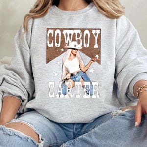 Felpa vintage Cowboy Carter, regalo per lui, regalo per lei, maglietta Beyhive Merch, maglietta Bey Haw Rodeo, musica del tour estivo Cowboy Carter Summer Vibes