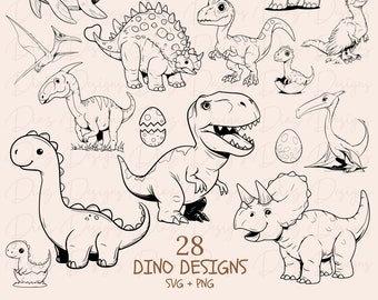 Dinosaur svg bundle, dino svg, dinosaur outline svg, jurassic svg, t-rex svg cut file, dinosaur clipart, cricut dinosaur, dinosaur cut files