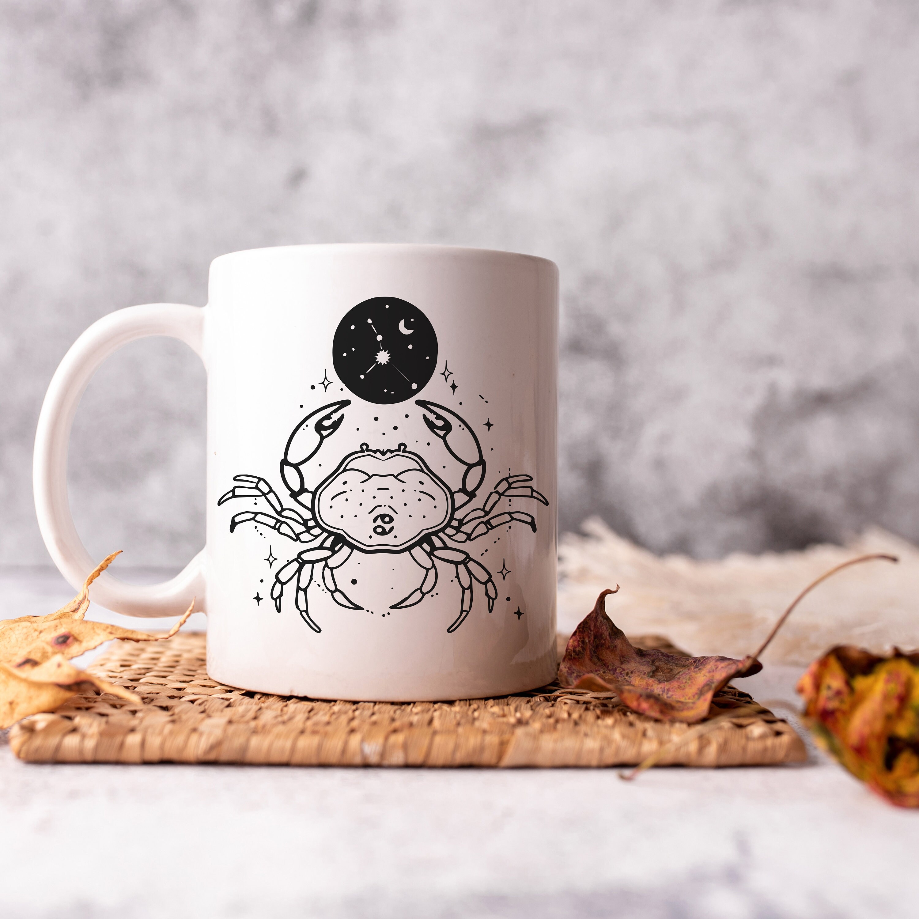 蟹座の星座 SVG、蟹座のシンボル SVG、蟹座の星占いベクター、蟹座の
