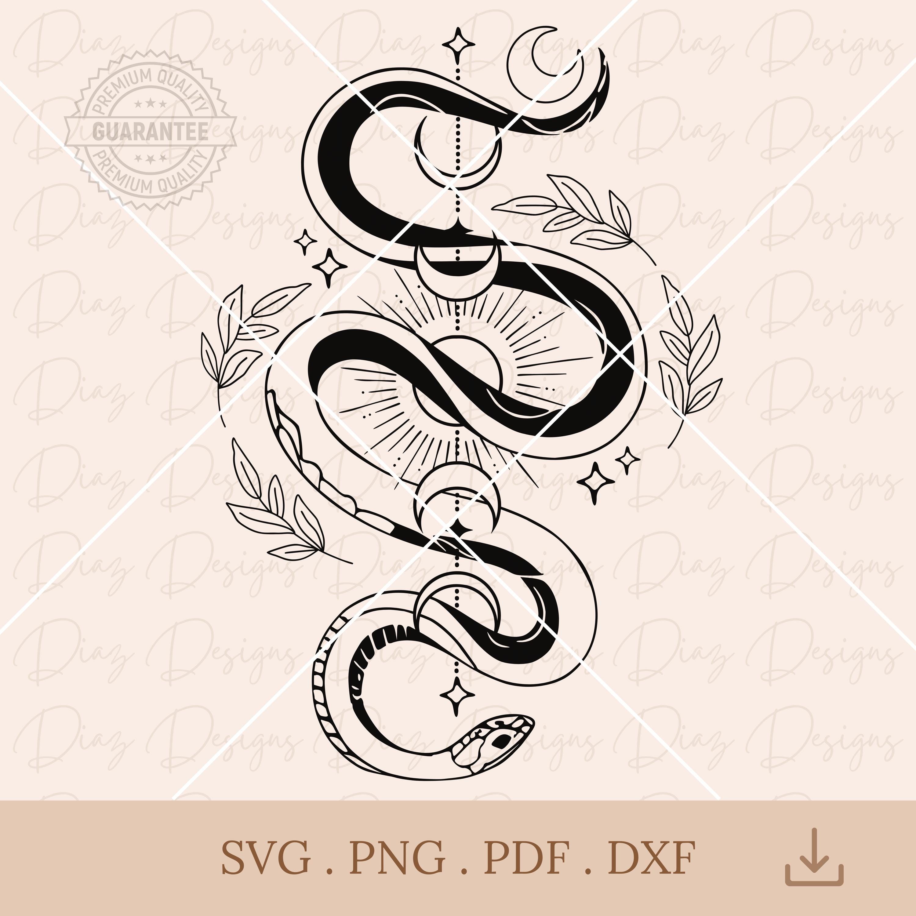 snake tattoo, image size:3000x3000