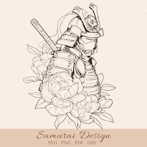 Diseño samurai svg, guerrero samurai png, archivo de corte samurai japones, samurai clipart, samurai vector, imagenes prediseñadas samurai.