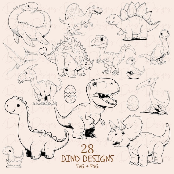 Diseños dinosaurios svg, dinosaurios png, dinosaurios clipart, archivos imagen dinosaurios, dinosaurios para colorear, t-rex svg, t-rex png