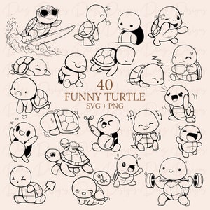 Diseños tortugas svg, tortugas infantiles png, dibujo tortugas clipart, tortugas para colorear, tortugas marinas svg, dibujos divertidos png