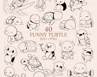 Turtle svg bundle, cute turtle png, sea turtle svg, baby turtle cut files, funny sea turtles clipart, sea turtle cricut, ocean bundle svg.