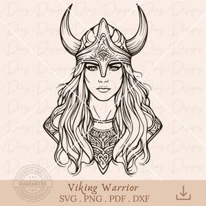 Viking woman warrior svg, valkyrie svg, valhalla png, viking clipart, freya design, norse mythology svg, viking cricut, celtic warrior png.