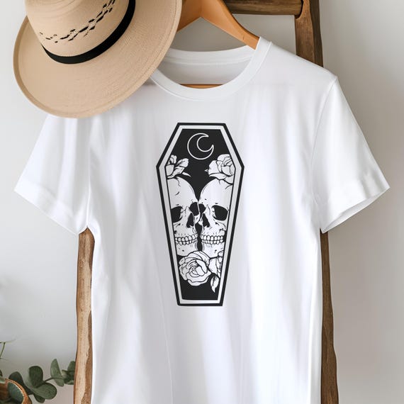 Halloween Coffin Skeleton Svg, Skull Lovers Svg, Coffin Png