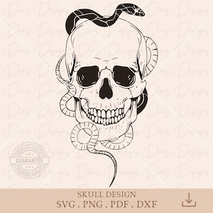 Caveira de cobra svg, caveira svg, clipart de caveira, tatuagem de caveira png, clipart de tatuagem de cobra, clipart de caveira mística, vetor de caveira
