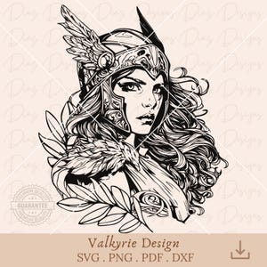 Walküre SVG, Freya SVG, Kriegerin PNG, Walküre Clipart, Wikinger-Kriegerin SVG, Valhalla SVG, Odin SVG, Wikinger Clipart, Wikinger PNG.