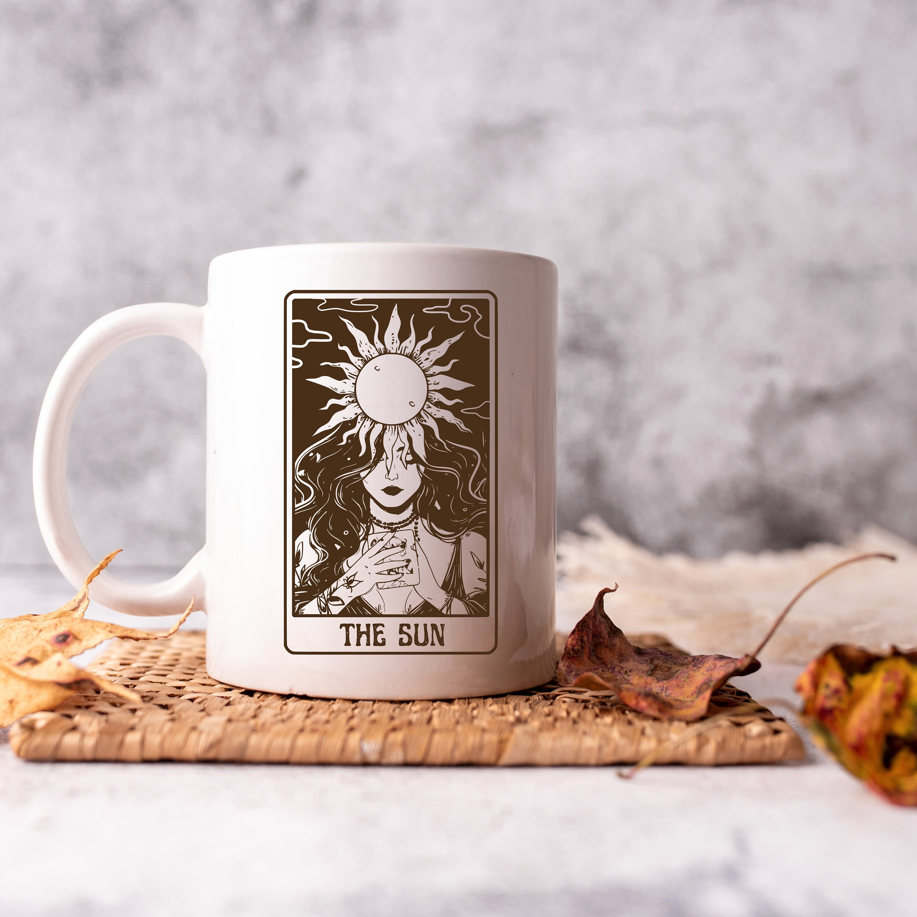 Tarot Card Sun Svg, Tarot Card Png, Mystical Sun Svg, Witchcraft Tarot