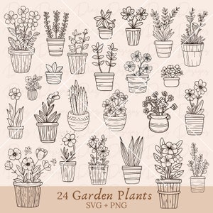 Plantas exterior jardineria svg, flores exterior clipart, plantas jardin svg, plantas maceta png, archivos florales png, plantas cricut
