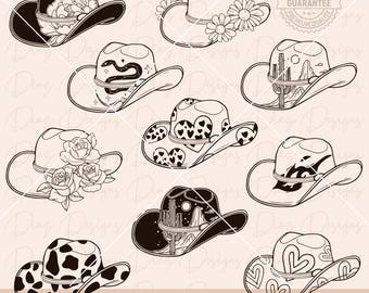 cowgirl hat svg, cowboy hat svg, desert cowboy svg, yeehaw howdy svg, rodeo png, texas svg, wild west svg, country girl svg, western hat svg