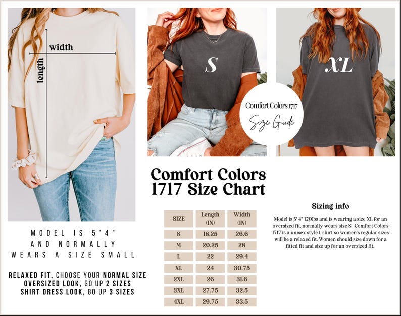 a woman wearing a comfort colors t - shirt