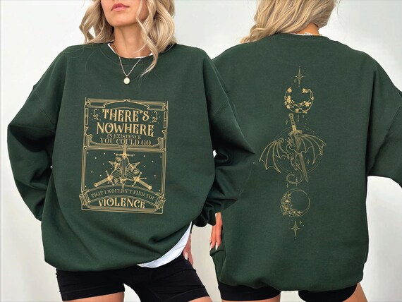 Violet Sorrengail Dragon Sweatshirt - Soft Cotton, Casual Fit