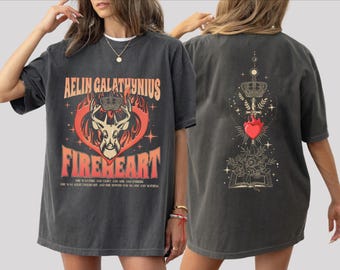 Aelin Galathynius Fireheart Shirt - Relaxed Fit, Vibrant Colors