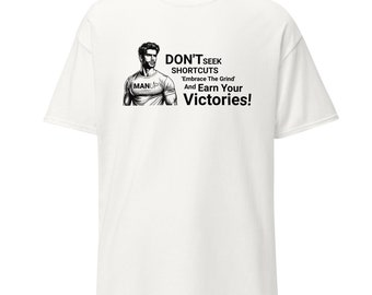 ManUp 'Earn Your Victories' Body Builder T-shirt