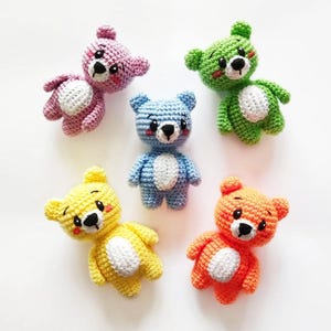 Amigurumi Bear Crochet Pattern PDF - Easy DIY Teddy Bear Tutorial in Spanish & English - Beginner Friendly - Instant Download