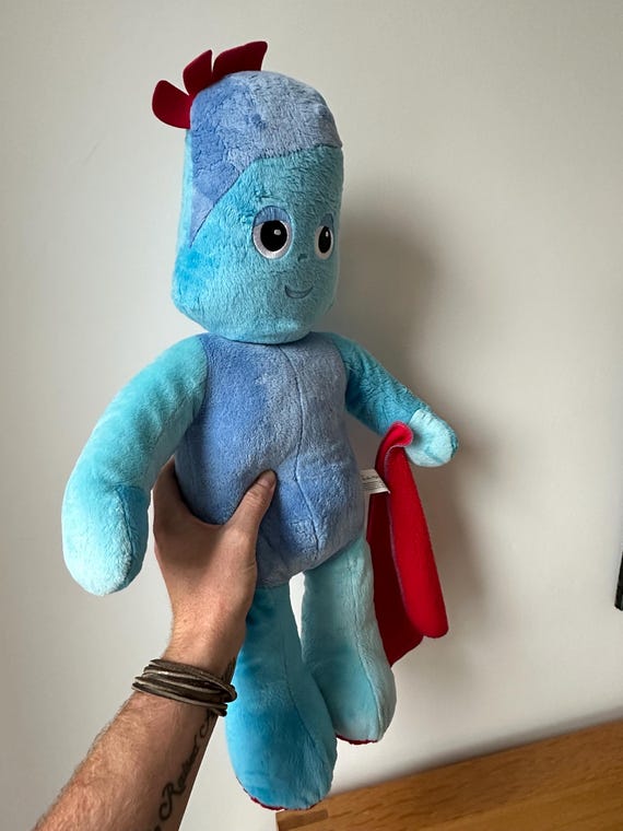 Large Iggle Piggle in the Night Garden Plushy 60cm by 40cm Blue Teddy Bear like Character From the Children s TV Show Etsy